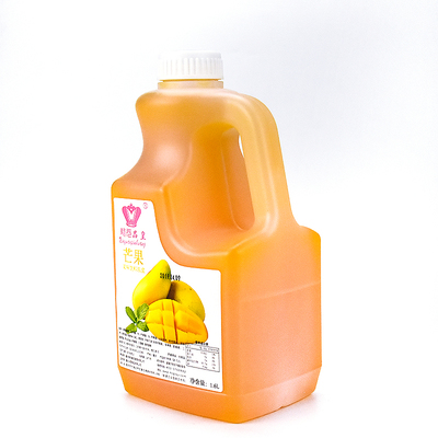 奶茶店必备 芒香浓郁的浓缩果汁浓浆，一瓶搞定1.6L冲饮乐趣