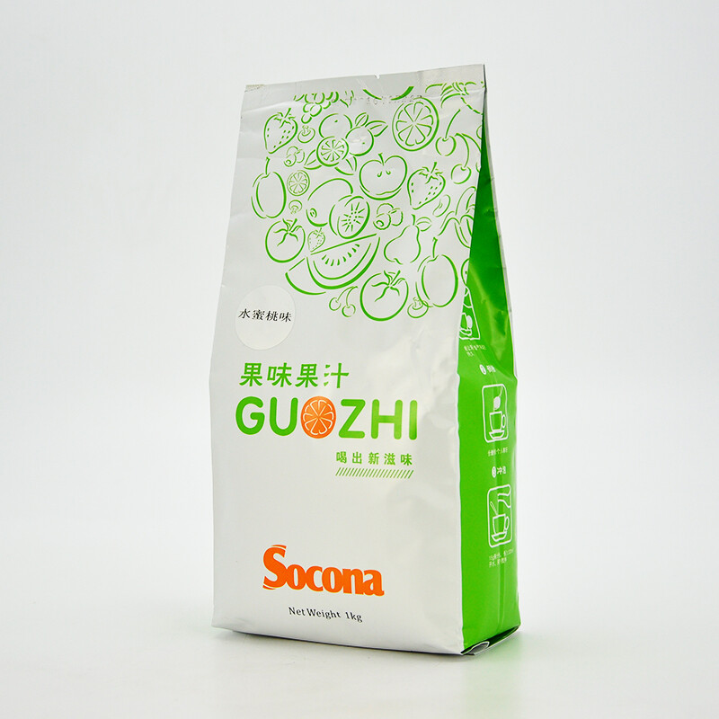 解锁奶茶店爆款秘诀 Socona水蜜桃果味粉1000g冲饮全攻略